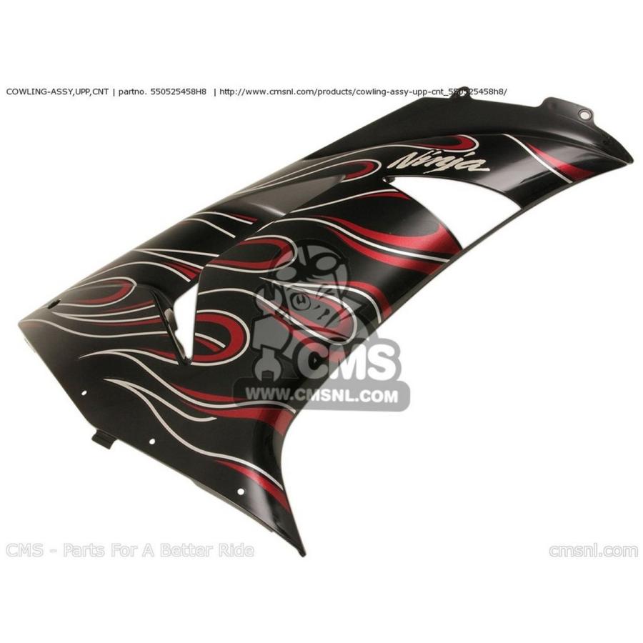 CMS シーエムエス COWLING-ASSY，UPP，CNT ZX1000D7FA NINJA ZX10R USA CALIFORNIA CANADA KAWASAKI カワサキ サイドカウル・サイドカバー カウル関連 外装 | ブランド登録なし | 03
