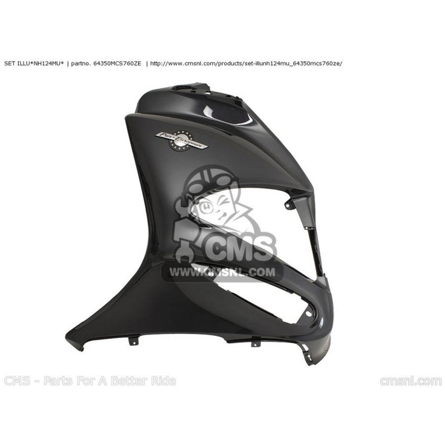 CMS シーエムエス SET ILLU*NH124MU* HONDA ホンダ サイドカウル・サイドカバー カウル関連 外装