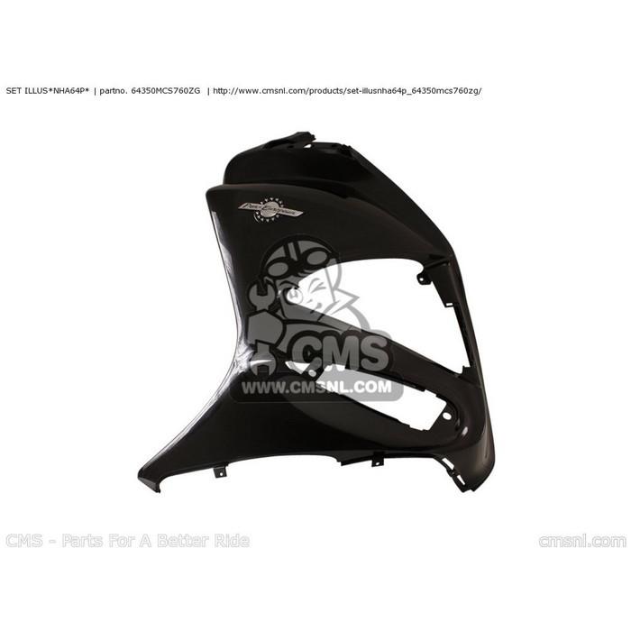 CMS シーエムエス SET ILLUS*NHA64P* HONDA ホンダ サイドカウル・サイドカバー カウル関連 外装