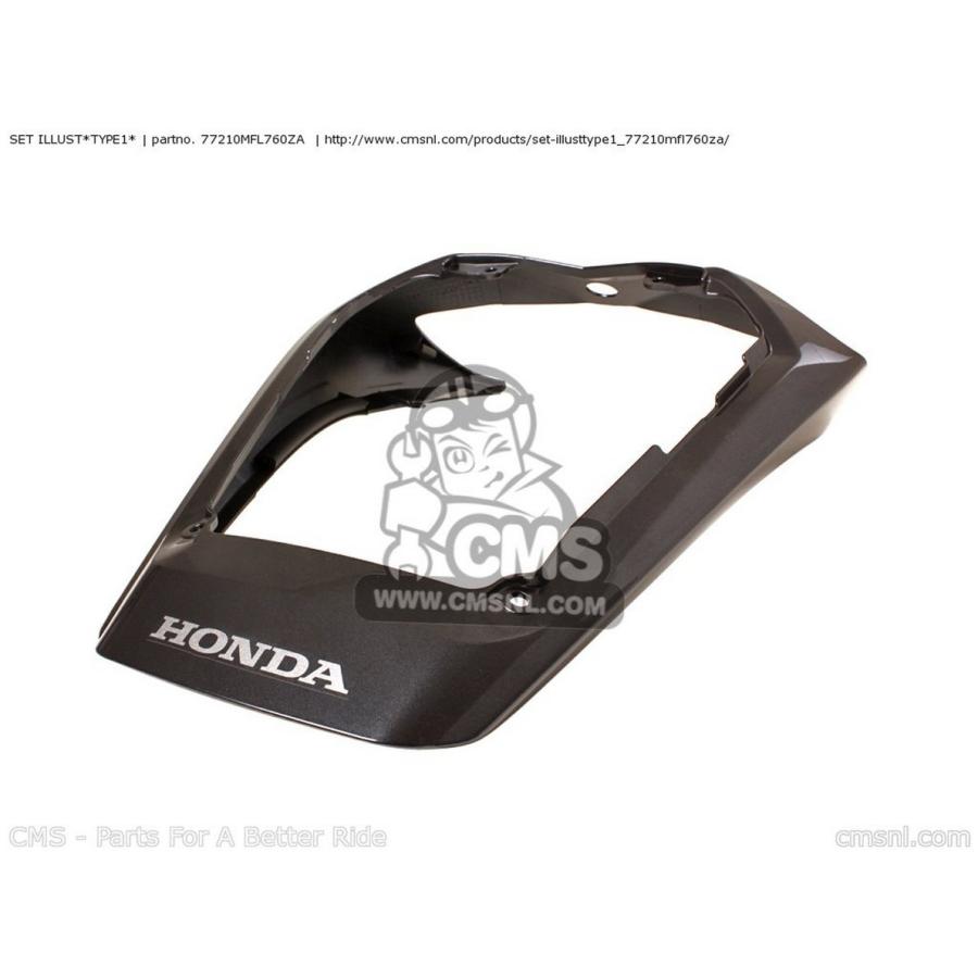 CMS シーエムエス SET ILLUST*TYPE1* HONDA ホンダ シートカウル・テールカウル カウル関連 外装