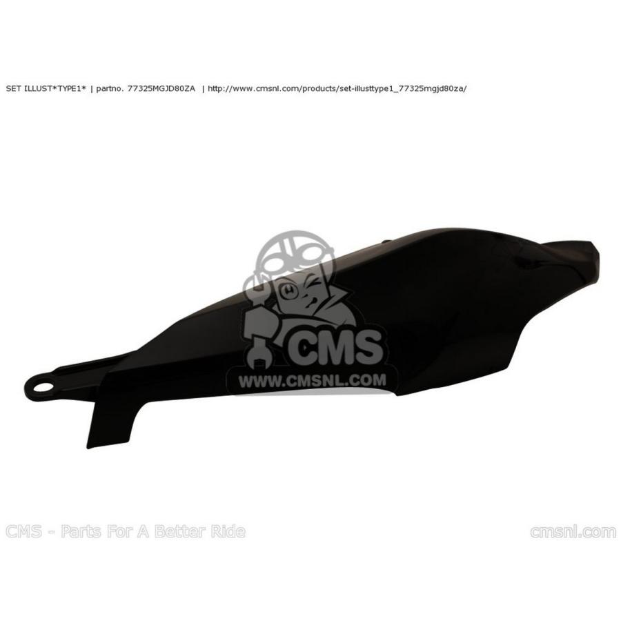 CMS シーエムエス (77325-MGJ-B10ZD) SET ILLUST*TYPE1* HONDA ホンダ シートカウル・テールカウル カウル関連 外装