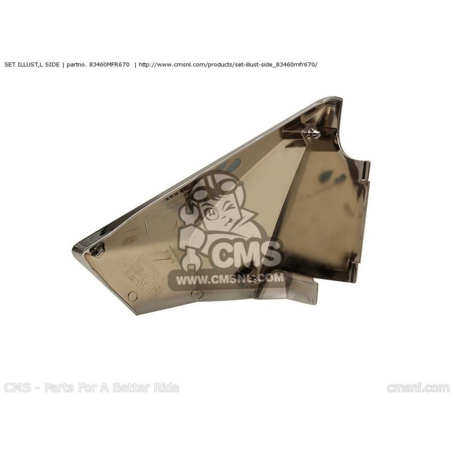 CMS シーエムエス SET ILLUST，L SIDE HONDA ホンダ サイドカウル・サイドカバー カウル関連 外装_2