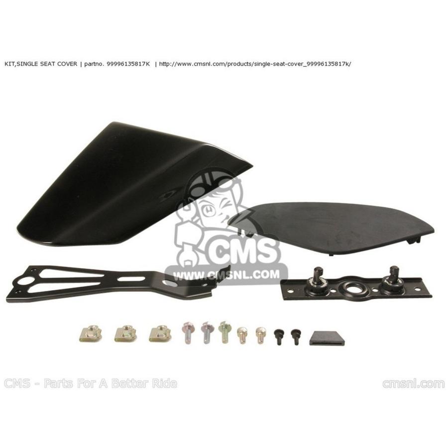 CMS CMS:シーエムエス KIT，SINGLE SEAT COVER ZX1000E8F NINJA ZX10R USA｜webike｜02