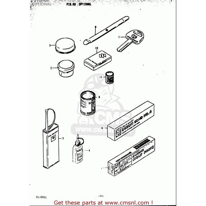 CMS シーエムエス GASKET SET GS1000L 1979 (N) USA (E03) GS1000S SUZUKI スズキ エンジンガスケット エンジンパーツ エンジン
