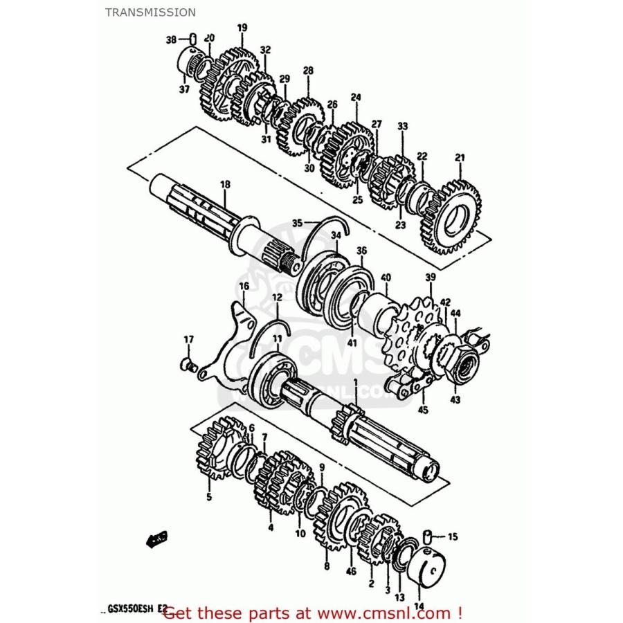 CMS シーエムエス (27600-19C00-112) CHAIN ASSEMBLY，DRIVE SUZUKI スズキ その他エンジンパーツオプション・補修部品 エンジンパーツ エンジン