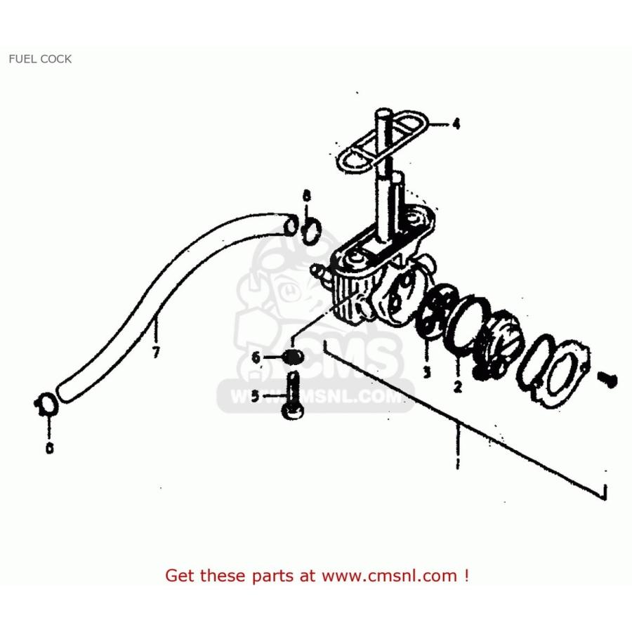 CMS CMS:シーエムエス (44300-44011) COCK ASSEMBLY，FUEL｜webike｜02