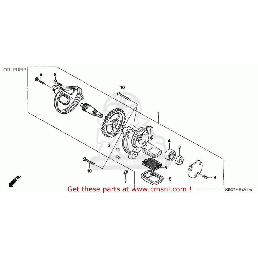 CMS シーエムエス OIL PUMP ASSY HONDA ホンダ オイルポンプ エンジンパーツ エンジン