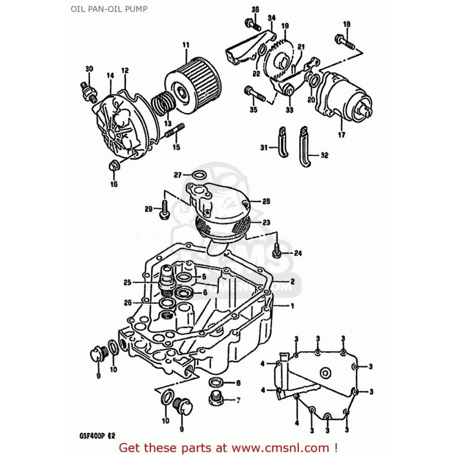 CMS シーエムエス PUMP ASSY，ENGINE OIL SUZUKI スズキ オイルポンプ エンジンパーツ エンジン