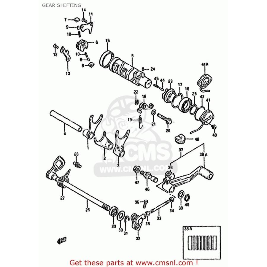 CMS シーエムエス (25310-27A03) CAM，GEAR SHIFT SUZUKI スズキ