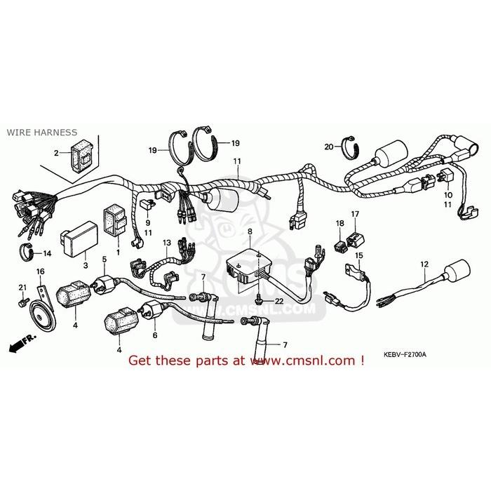 CMS シーエムエス UNIT COMP，CDI (80 CA125 REBEL 1997 (V) GERMANY / KPH SL 1998 (W) 1999 (X) HONDA ホンダ CDI・イグナイター 点火系 エンジン