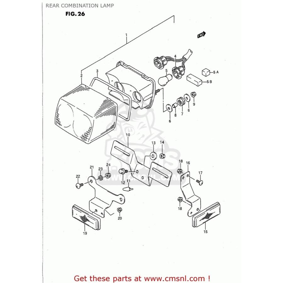 国産 Cms シーエムエス Lamp Assy Rr Combination Suzuki Gs500e 19 K Usa E03 激安の Zoetalentsolutions Com