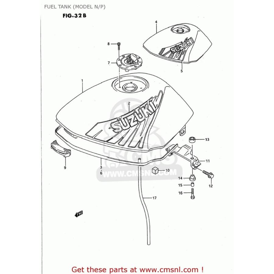 CMS シーエムエス (4410002D101HU) TANK ASSEMBLY，FUEL GS500E 1989 (K) USA (E03) 1990 (L) 1991 (M) 1992 (N) 1993 (P) 1994 (R) 1995 (S) 1996 (T) 外装