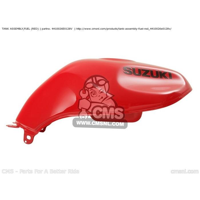 CMS シーエムエス (4410026E1028V) TANK ASSEMBLY，FUEL (RED) SUZUKI スズキ ガソリンタンク タンク関連 外装