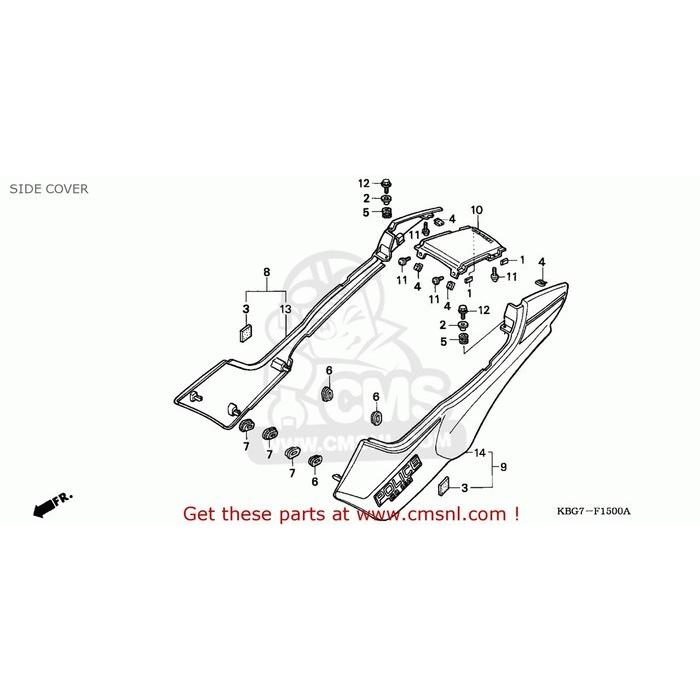 ブランド登録なし - CMS シーエムエス SET ILLUST*TYPE1* CB250P 1996 (T) THE MIDDLE AND NEAR EAST / PLB PLR HONDA ホンダ サイドカウル・サイドカバー ボンネットかかわり合い 飾りつけ バイク-サイドカウル、カバー