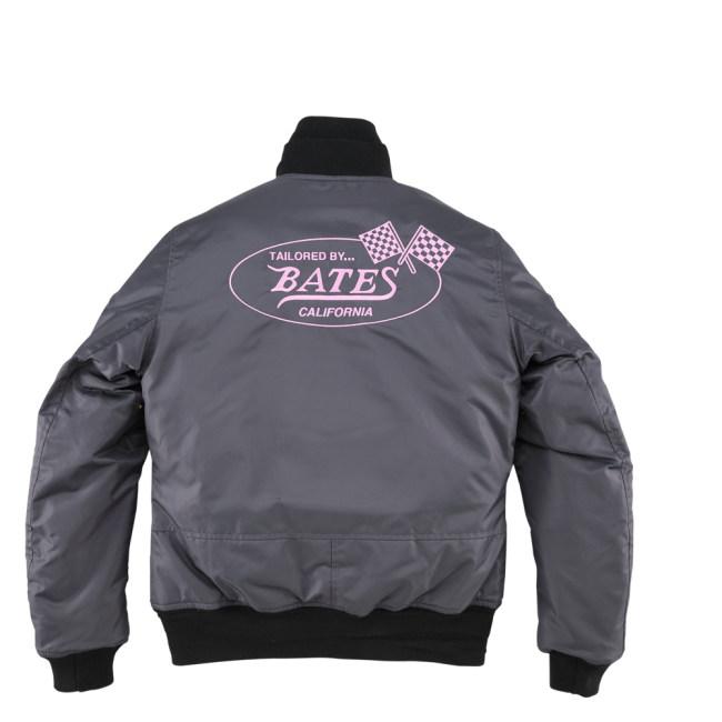 BATES ベイツ 防風MA-1タイプナイロンジャケット(中綿入り) レディース 