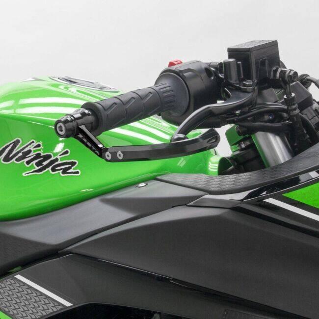 ZETA RACING ジータ レーシング レバーガード【汎用】 カラー：ブラック KAWASAKI カワサキ SUZUKI スズキ レバーガード ハンドル_2