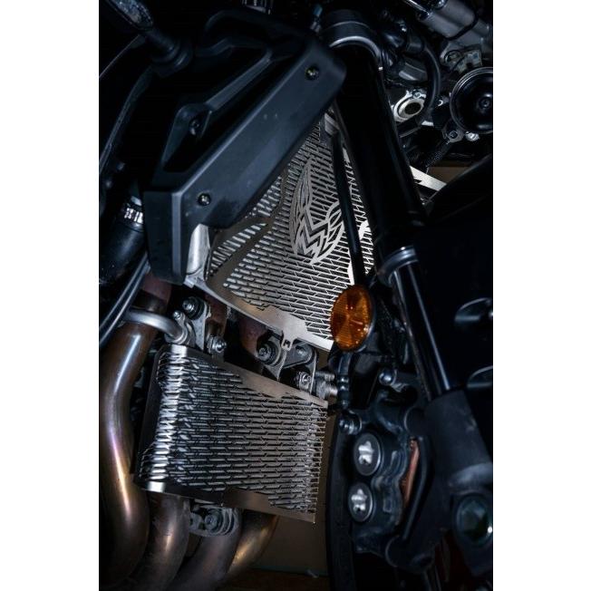 M.A.D. マッド ラジエーターコアガード ER6N ER6F ER650 KAWASAKI カワサキ ラジエーターコアガード・オイルクーラーコアガード 冷却関連 エンジン