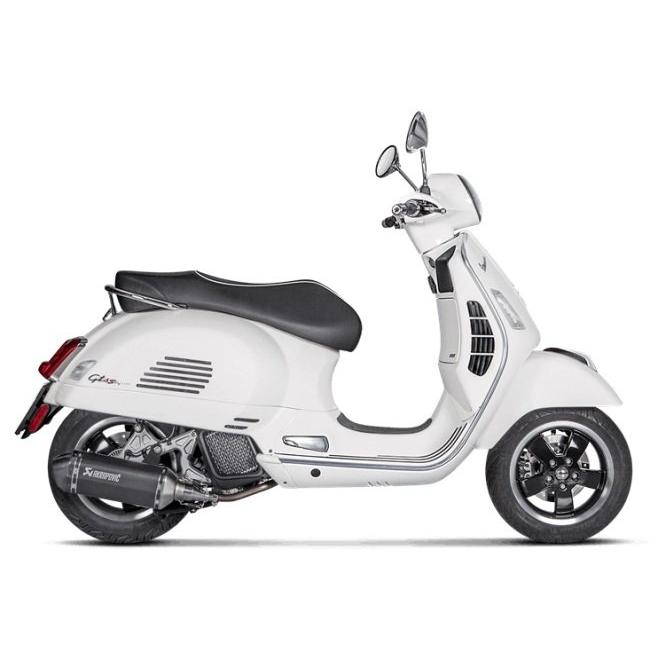 AKRAPOVIC アクラポビッチ e4仕様 スリップオンラインマフラー GTS125i.e Vespa ベスパ スリップオンマフラー マフラーの画像