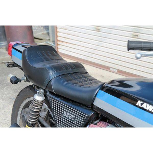 Z400FX 白E4 型押し シート/あんこ抜きE1 Z550FX J Z400FX 白E4 型押し