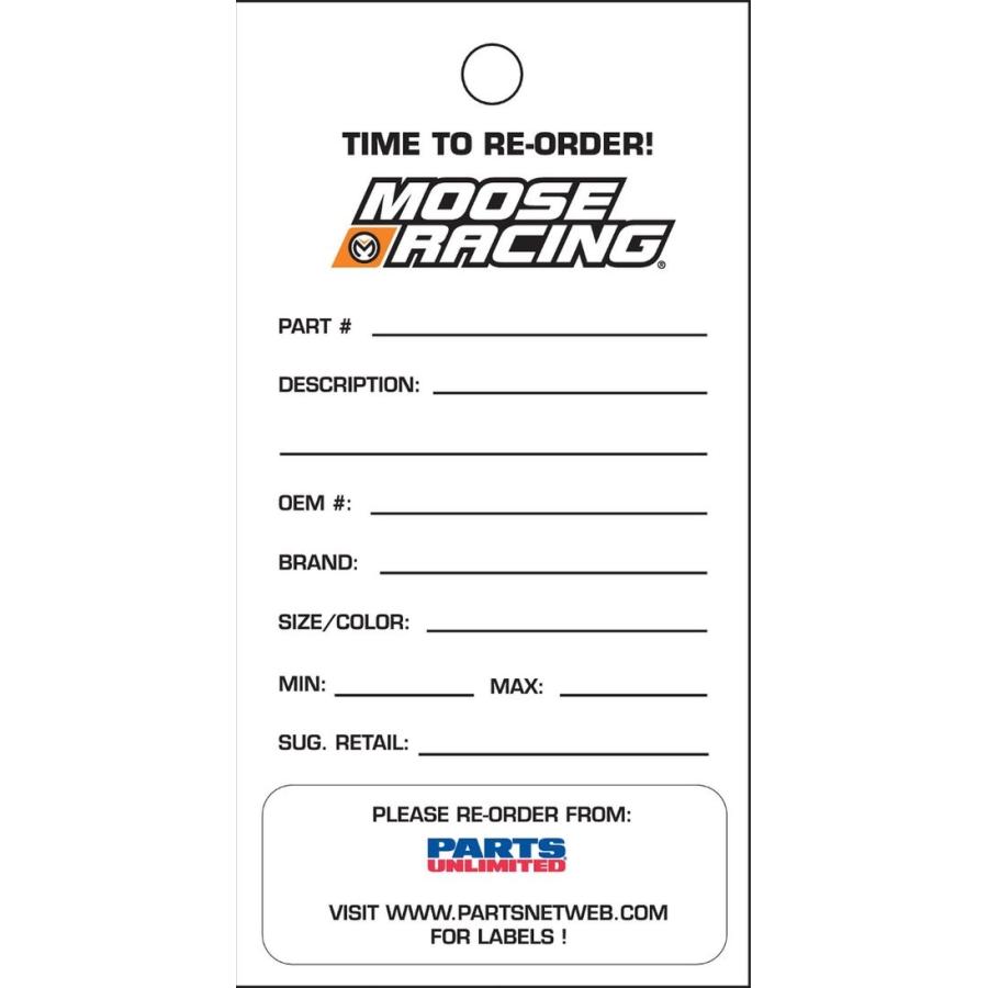 Moose Racing ムースレーシング リオーダーカードreorder Cards 9904 0546 ウェビック1号店 通販 Paypayモール