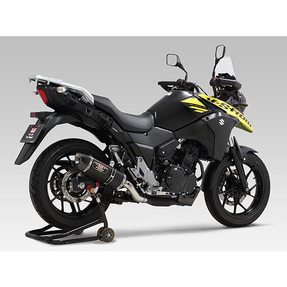 Vストローム250 ヨシムラ　R-77S サイクロン チタンカバー Vストローム250 ヨシムラR-77S サイクロン チタンカバー