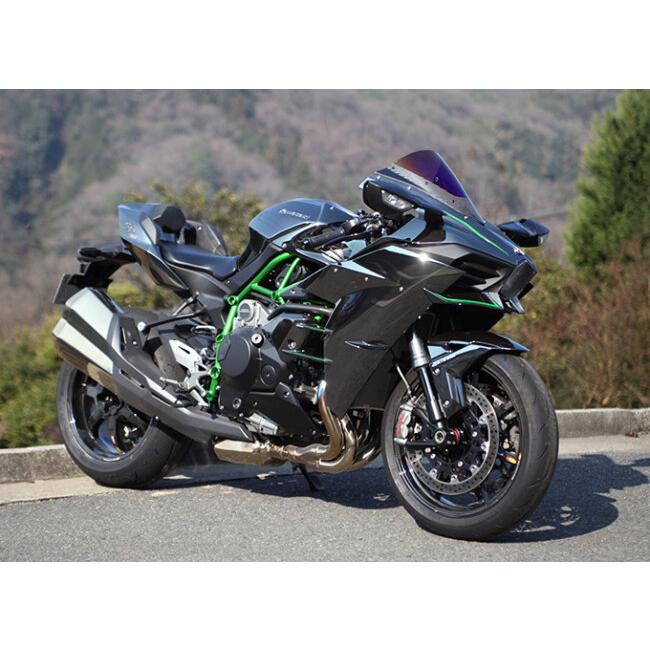 Magical Racing マジカルレーシング トリムスクリーン カラー：スーパーコート / MagiVeilセラミックコーティング：なし H2 KAWASAKI カワサキ スクリーン 外装 | Magical Racing | 02