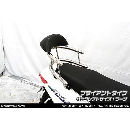 WirusWin ウイルズウィン バックホールドタンデムバー サイズ：ラージ / タイプ：ブライアント アドレス125 SUZUKI スズキ 外装