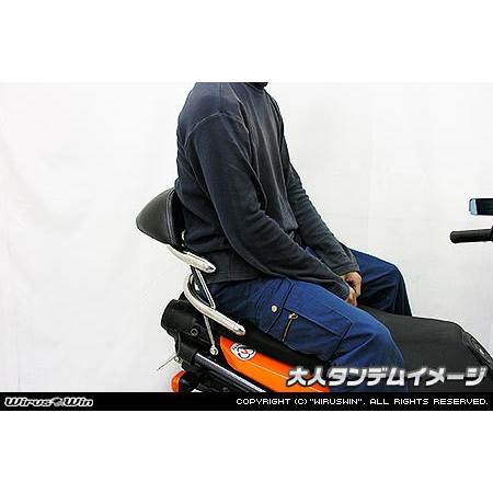 WirusWin ウイルズウィン バックホールドタンデムバー サイズ：ラージ / タイプ：エレガント アドレス125 SUZUKI スズキ 外装