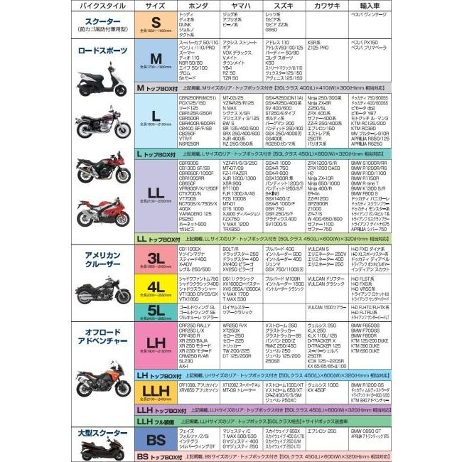 REIT REIT:レイト MCP ハイスペックバイクカバー《バイクガード》 【LL トップボックス付き用】｜webike｜10