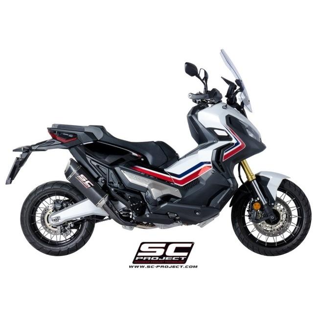 SC-PROJECT SCプロジェクト SC1-Rスリップオンサイレンサー【公道走行可】 タイプ：カーボンサイレンサー(カーボン製テールエンドカバー付き) X-ADV マフラー | SCーPROJECT | 01