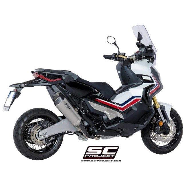 SC-PROJECT SCプロジェクト SC1-Rスリップオンサイレンサー【公道走行可】 タイプ：チタンサイレンサー（カーボン製テールエンドカバー付き） X-ADV マフラー