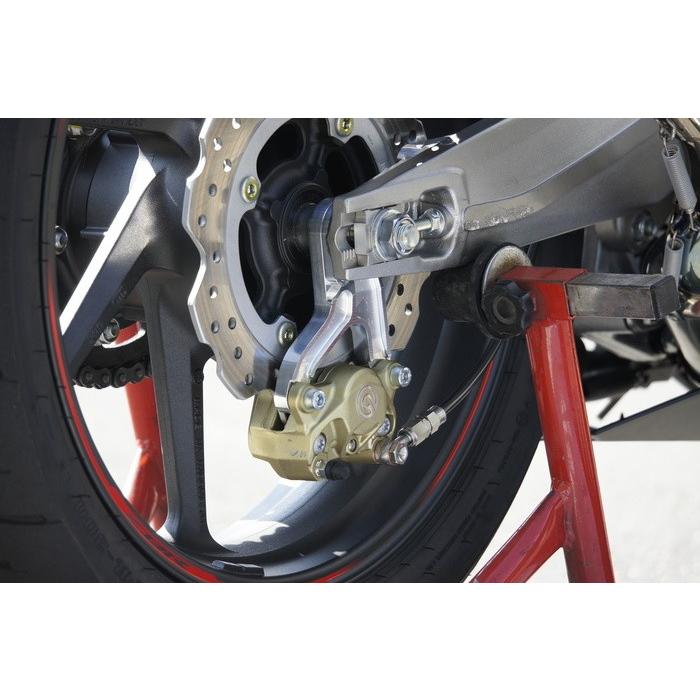 OVER オーヴァー リアキャリパーサポート ブレンボ2P カラー：シルバーアルマイト仕上げ CBR250RR CBR250RR(2017-) HONDA ホンダ ブレーキの画像
