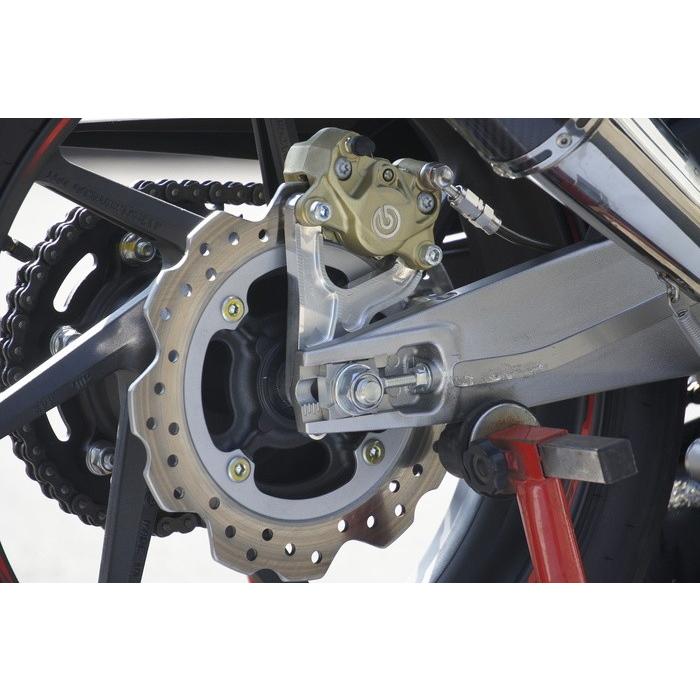 OVER オーヴァー リアキャリパーサポート ブレンボ2P カラー：シルバーアルマイト仕上げ CBR250RR CBR250RR(2017-) HONDA ホンダ ブレーキの画像