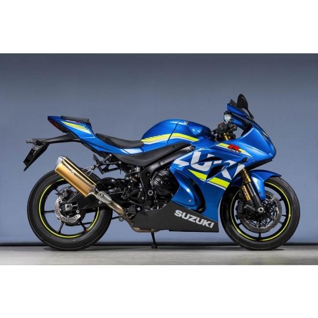 YAMAMOTO RACING ヤマモトレーシング SPEC-A スリップオンマフラー TYPE-SA カラー：ゴールド(陽極酸化処理) GSX-R1000R SUZUKI スズキ マフラーの画像