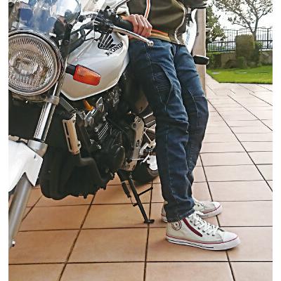 ROUGH＆ROAD ラフ＆ロード ラフライディングスニーカー［アイボリー／レッド］ライディングシューズ サイズ：24.0cm ライディングシューズ フットウェア