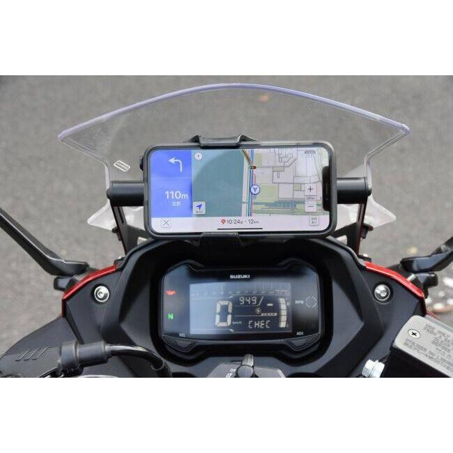 World Walk ワールドウォーク GSX250R専用スマートフォンマウンティングバー GSX250R SUZUKI スズキ マルチバー・マウントバー 電子機器類 | ワールドウォーク | 01