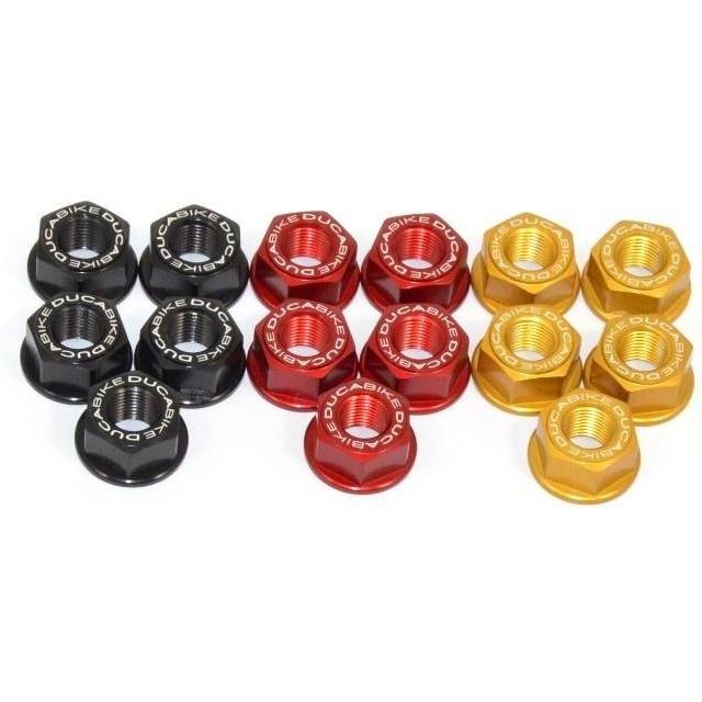 DUCABIKE (DBK) - スプロケット側 - 右側 リアアクスルナット DUCABIKE (DBK) - スプロケット側 リアアクスルナット