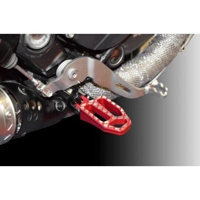 DUCABIKE (DBK) ドゥカバイク (ディービーケー) アルミビレットドライバーペグ カラー：レッド DUCATI ドゥカティ MOTOGUZZI モトグッチ フットペグ ステップ_1