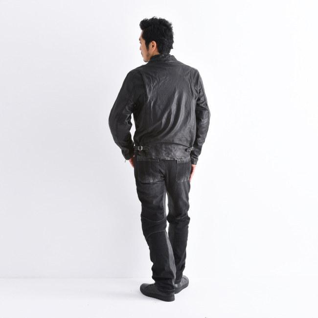 DEGNER（デグナー） 本革デニムガード付きデニムパンツ サイズ：S