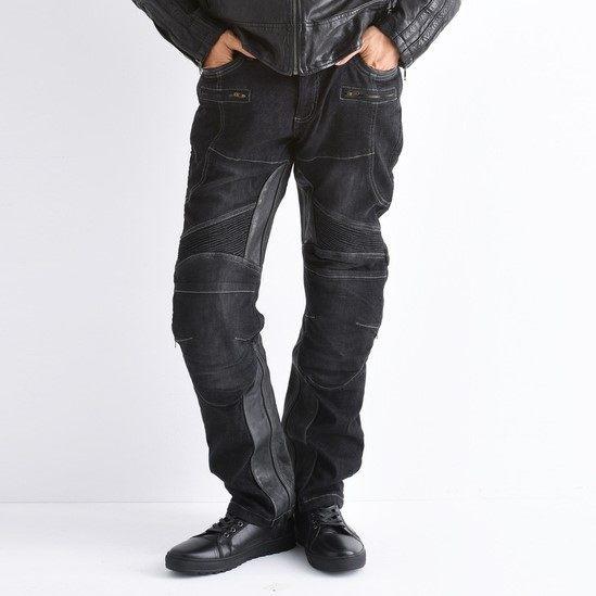 DEGNER（デグナー） 本革デニムガード付きデニムパンツ サイズ：M