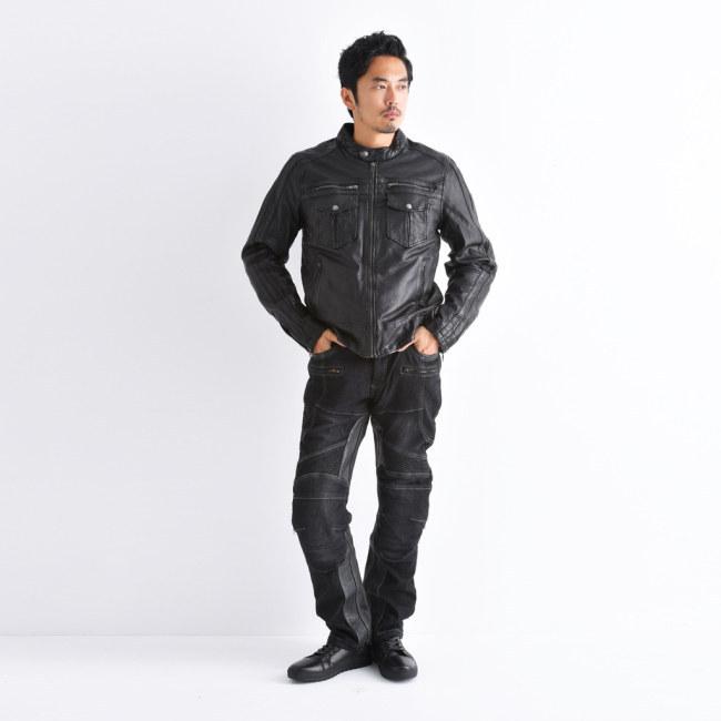 DEGNER（デグナー） 本革デニムガード付きデニムパンツ サイズ：M