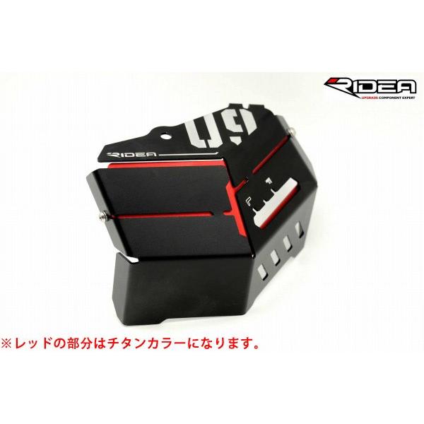 RIDEA リデア ラジエターリザーブタンクカバー カラー：チタン MT-09 トレーサー XSR900 YAMAHA ヤマハ ラジエーター 冷却関連 エンジン
