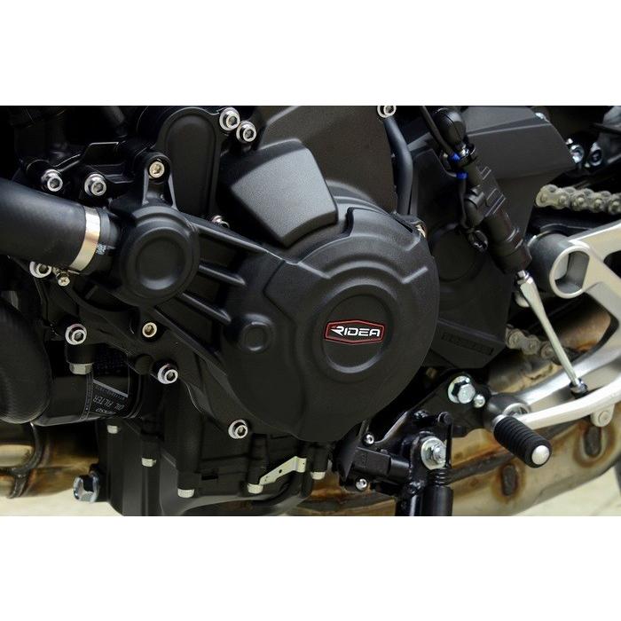 RIDEA リデア 炭素繊維強化ジェネレーターカバー\u0026ウォーターポンプカバー MT-09 トレーサー XSR900 YAMAHA ヤマハ エンジンパーツ エンジン_1