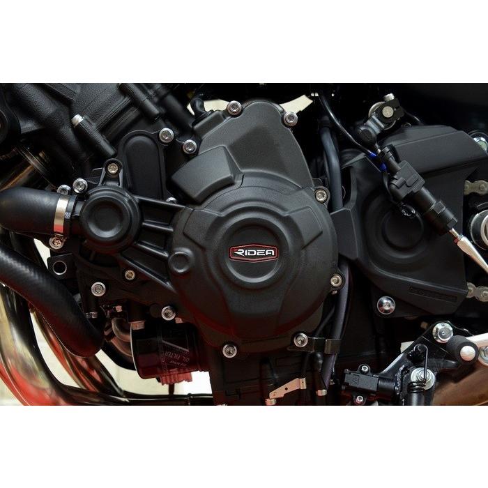 RIDEA リデア 炭素繊維強化ジェネレーターカバー\u0026ウォーターポンプカバー MT-09 トレーサー XSR900 YAMAHA ヤマハ エンジンパーツ エンジン_2