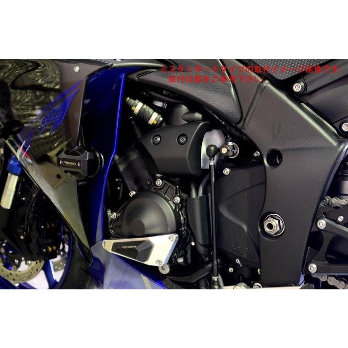 RIDEA リデア フレームスライダー メタリックタイプ カラー：ゴールド YZF-R1 YAMAHA ヤマハ エンジンスライダー・フレームスライダー フレームの画像