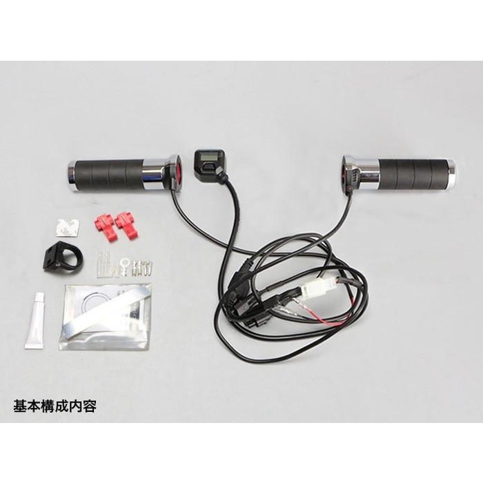 ENDURANCE エンデュランス アルミグリップヒーターHG125 カラー：シルバー 12V車、ハンドル径22.2mm グリップヒーター | ENDURANCE（バイク）