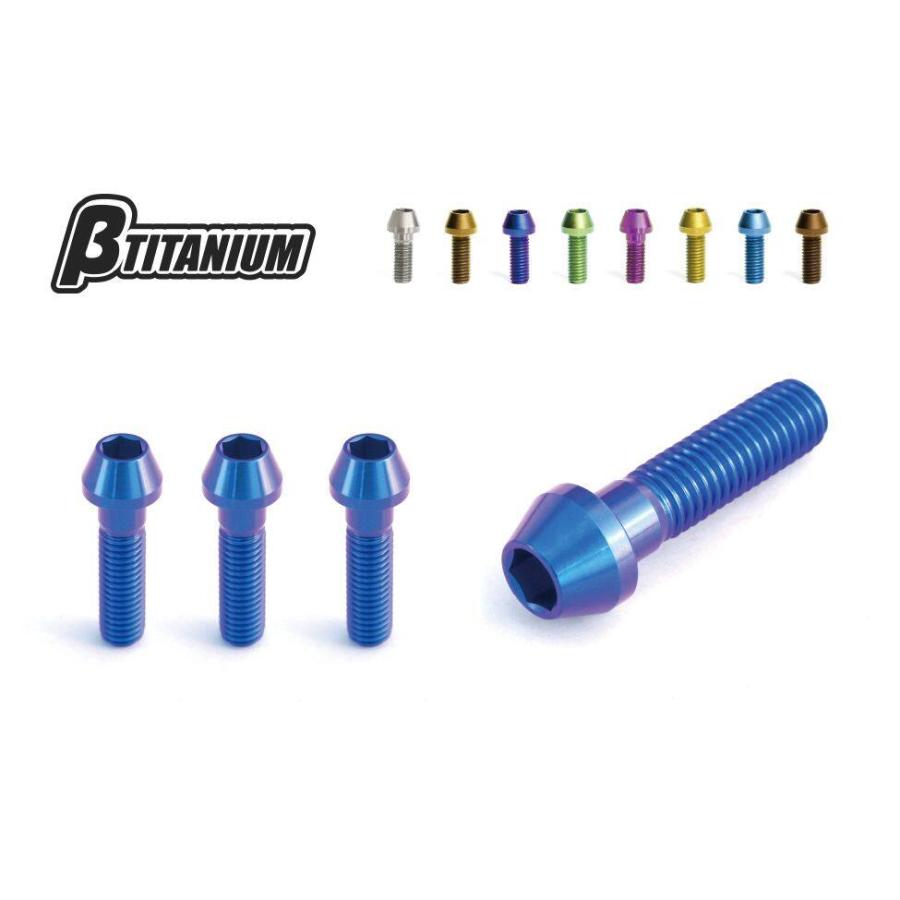 βTITANIUM ベータチタニウム ステアリングステムアンダーチタンボルト
