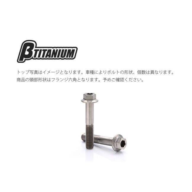 βTITANIUM ベータチタニウム ステアリングステムアンダーチタンボルトキット カラー：シルバー (処理無し) H2 ZX-10R KAWASAKI カワサキ ハンドル周辺パーツ | βTITANIUM | 01