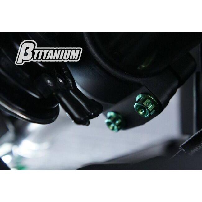 βTITANIUM ベータチタニウム ステアリングステムアンダーチタンボルトキット ウッドブラウン タイプ：テーパーキャップ ZX-10R KAWASAKI カワサキ ハンドル | βTITANIUM | 05