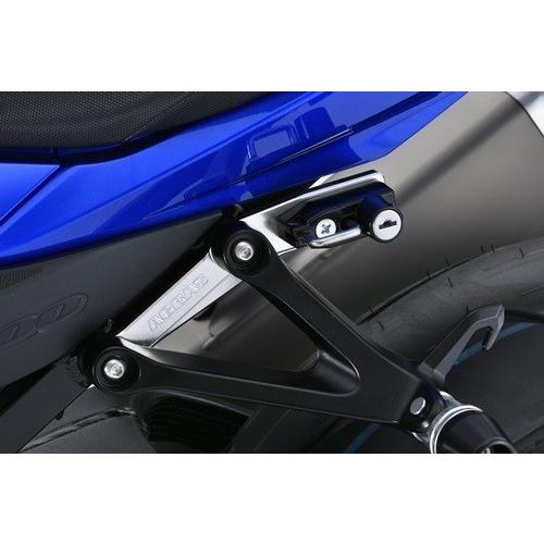 AGRAS アグラス ヘルメットホルダー ステーカラー：シルバー / ヘルメットロックカラー：ブラック GSX-R1000 GSX-R1000R SUZUKI スズキ ヘルメットロック